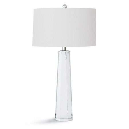 Regina Andrew Tapered Hex Crystal Table Lamp 13-1174
